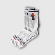"Flammenwerfer" Premium Socks Weiß
