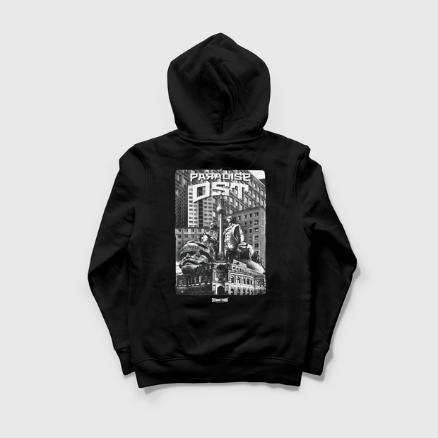 "All East" Hoodie Teerschwarz