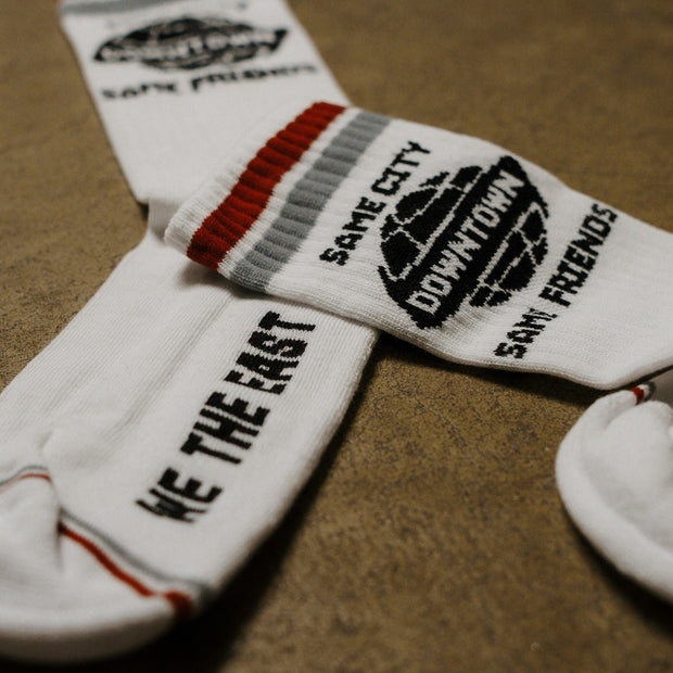 "SCSF" Premium Socks Weiß