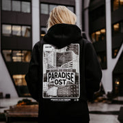 "Paradise Ost" Hoodie - Teerschwarz