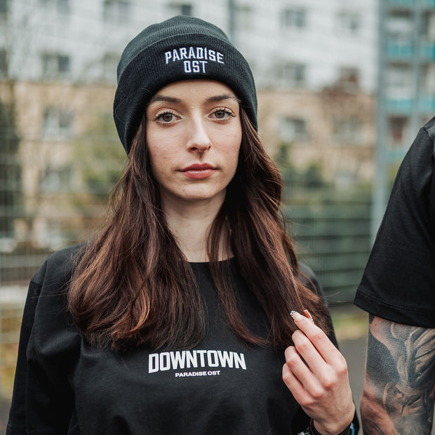 "Paradise Ost" Beanie Schwarz