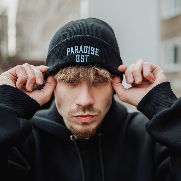 "Paradise Ost" Beanie Schwarz