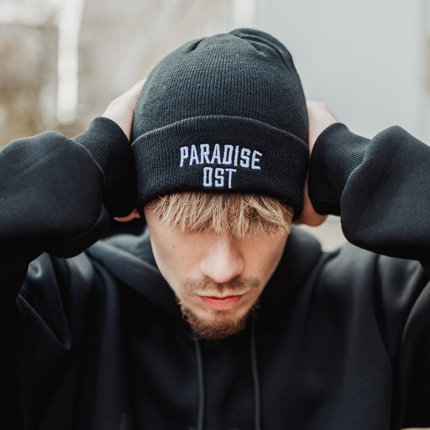 "Paradise Ost" Beanie Schwarz