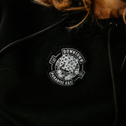 "Blocky Brotherhood" Hoodie Teerschwarz