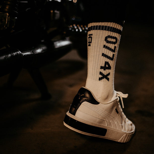 "0774X" Premium Socks - 3er Pack Weiß